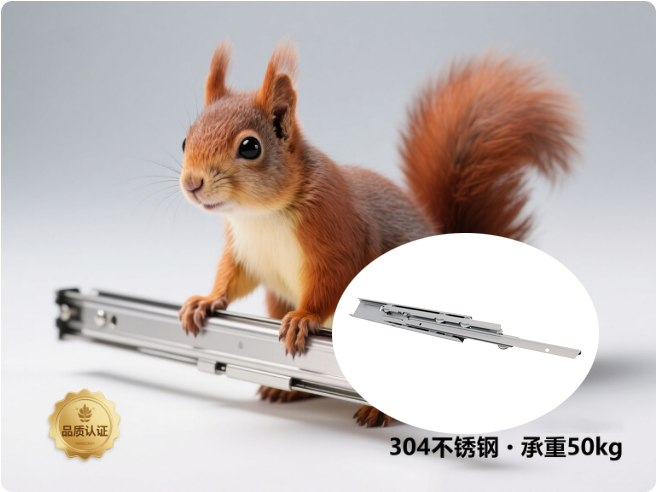 抽屉里的 “隐形骨架”：不锈钢导轨，藏着你不知道的顺滑秘密